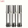 100 stcs mini 5 ml 10 ml airless pompfles bijvulbare fundering container -loties en gels dispenser reiscontainer fsdhj