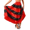 Scene Wear Flamenco Performance Dancing Women Red Hook Loop Spanish kjolar Kvinnliga Gypsy Girls 180 360 graders kostymer