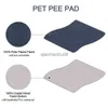 Autres fournitures pour animaux de compagnie Extra Large Dog Pee Pads Couverture Lavable Puppy Pads Mat avec Rapide Absorbant Réutilisable Imperméable pour Formation Voyage CarSofa HKD230821