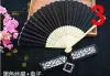 100 pcs Personalized Wedding Favors and Gifts for Guest Silk Fan Cloth Wedding Decoration Hand Folding Fans ZZ