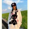 Maglioni maschili a maglia harajuku y2k winver women jumper maglioni sovradimensionati maniche lunghe maniche goth gunny stampa kawaii grunge streetwear 230818