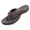 Kapty Letnie na świeżym powietrzu Kaptuki Pu skóra Flip Flip Flops Beach Chanclas Hombre Playa Tong Homme Infradito Uomo Big Size 48 49 50 51 52 HKD230821