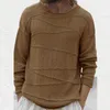 Spettape da cappuccio da uomo Sollette per i pullover a maglia solida 2023 Sleeve lunghe o sciolte inverno maglione inverno
