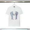 T-shirt pour hommes Designer Édition limitée Couples Tees Street Wear Marque de mode d'été A miri Shirt Splash-ink Letter Print Manches courtes Casual Loose Crewneck Tee