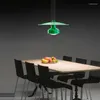 Kronleuchter Italienisch LED Art Deco Eisen Aluminium farbig flexibel nach oben und unten Glanzleuchter Lumunaire Hanging Lamps für Esszimmer