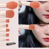 Make-upborstels 8PCS-13PCS Make-upborstels Set oogschaduw Foundation vrouwen cosmetische borstel oogschaduw blush poeder mengen schoonheid zachte make-upgereedschap hkd230821