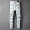 Hip Hop Mens Jeans Head Casual Long Pants Men Sportwear Jogger Tracksuit Causel Camouflage Stitching Trousers289K