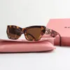 designer Miu Sunglasses Retro Women's Cat Eye miu Sunglasses Sheet UV400 Protection Sun Protection Couple T980 Glasses