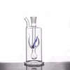 Toptan renkli mini 10mm dişi su dab teçhizatlar bong pyrex cam yağ brülör boruları iç çiçek nargile ile silikon hortum