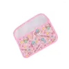 Storage Bags Cute Cartoon Face Mask Bag Makeup Organizer Girls Travel Purse Kids Toys Holder Portable Handbag Clip Tools