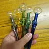 30pcs 15cm Great Pyrex Thick Clear Glass Oil Burner Clear Glass Oil Burner Glass Tube Oil Burning Pipe somking pipes water pipes
