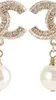 CHANNEL Stud Pearl Diamond Drop Gold Earrings Designer for Woman Fashion Brand Not Fade Silver Wedding earings L230821