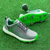 Säkerhetsskor Professionella golfmän Vattentäta lyxiga sneakers Högkvalitativa icke -slipvandringar Spikar Sport 230821
