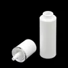 30pcs 15ml 30ml 50ml Pure White Cylindrical Silver Edge Empty Cosmetic Packing Containers Plastic Emulsion Airless Pump Bottles Ajxtx