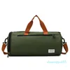 Duffel Bags Sommer Frauen Sportset Bag Trendy Feste Farbe Großkapazität Reisen Oxford Stoff wasserdichtes Fitnessstudio