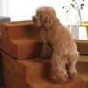 その他のペット用品犬の階段はラダー5ペットの階段ステップ通気性と取り外し可能なソファベッドはしご犬猫hkd230821