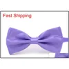Bow Ties For Weddings High Quality Fashion Man And Women Neckties Mens Leisure Neckwear Bowties Adt Wedding Tie P0Ro8 Drop Delivery Otmqe