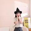 Basker Halloween Party Witch Hat Women Gothic Wizard Cap Teens Girl Headpiece Y1ua