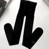 女性の手紙ストッキングデザイナーシルクストッキングラグジュアリーファッションブラックストッキングレディースパンストラインストーンシアータイツ汎用性