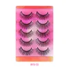 Multilayer Thick Fake Eyelashes Extensions Fluffy Wispy Handmade Reusable False Lashes Naturally Soft Light Full Strip Eyelash DHL