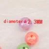 アクリルプラスチックルーサイトコーディアルデザイン100PCS 16*16mm DIYビーズメイキング/オーロラ効果/丸い形/アクリルビーズ/ジュエリー調査結果コンポーネント/手作り230820