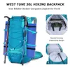 Rucksackpackungen 50 -l Wanderschack mit Regenabdeckung Multifunktionaler Bergstasche im Freien Nylon Rucksack für Reise Trekking Camping 230821