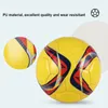 Ballons Dernier ballon de football Taille standard 5 et taille 4 Cousu à la machine PU Football Intérieur Extérieur Pelouse Match Ballon d'entraînement sportif 230820