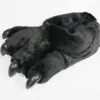 Kapdy Black Animal Paw Bigfoot buty męski projektant niedźwiedź pazur futrzane suwaki modowe dla mężczyzn pluszowe kapcie dla męża HKD230821