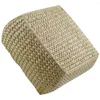 Pillow Straw Stool Sofa Floor Chair Manual Non-slip Small Weave Home Shoe Changing Professional Woven Footstool Child