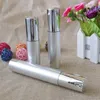 15ml 20ml 30ml Shiny Silver Airless Refillable Bottles Thin Healthy Travel Empty Cosmetic Containers for 10pcs/lot Vranb