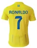 23 24 Al Nassr FC Fußballtrikots Ronaldo 2023 2024 Heimgelb Auswärts CR7 Gonzalo Mane Martinez Talisca 3. FANS Spielerversion Herren Kinderset Fußballtrikot Al-Nassr666