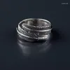 Cluster Rings Real 925 Серебряные перо для женщин обручальное кольцо Anillos Mujer de Plata Sheederry