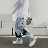 Frauen Jeans Lose Baggy lässig Denim Hip Hop Streetwear Straße Hosen Kleidung 2023 Schmetterlingsdruck Frauen Hosen Frau