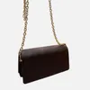Designer Chain Bag Wallet OnChainLily Gold-color hardware Flap closure Removable Chain M82509