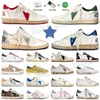 Klasyczny projektant Dirty Old Star Shoes Women Mens Golden Goooose Sneakers Luksusowa marka OG Lafery Naappa skórzane Trenery platformy Goldenstar Dhgate 46 EUR