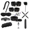 Outros itens de beleza de saúde Adulto SM Mulheres Bdsm Kits Bondage Gear Collar Butt Plug Chicote Erótico Adulto Jogos Algemas para Adultos X0821 x0821