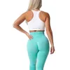 Outfit da yoga Nvgtn Speckled Lycra Spandex Leggings Women Soft Workout Pallette di fitness Outfit Yoga Pants Pants Wear 230821