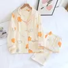 Women's Sleepwear Fashion Women 100 Cotton Maternity Pajamas Set Printed