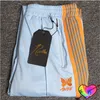 Men's Tracksuits Multicolor Needles Sport Pants Men Women 1 High Quality Multi Embroidered Butterfly Stripe AWGE Trousers p230818