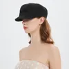 Berets Summer Short Brim Sboy Shats для женщин регулируют дышащие соломенные береты Lady Caps Vintage Artist Hainter Hat Secor Beach 230821