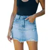 Zomer casual temperament dames jeans korte rok