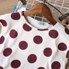 Kledingsets babymeisjeskleding Set Zomer Polka Dot Suit Top Shorts 2pcs Children Boy Young