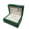 Caja reloj hombre caja original interior y exterior caja verde diseñador folleto tarjeta accesorios calidad regalo sorpresa caja cuadrada e196j