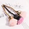 Makeup Brushes 1Pc Rose Makeup Brush Beauty Tool Nail Art Soft Clean Dust Brush Women Flower Shape Blush Foundation Powder Large Makeup Brushes HKD230821