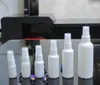 Butelki do przechowywania 60 ml 100 ml pustego zwierzaka przezroczystą białą plastikową mgłą sprayową butelki Water Pojemniki SN724