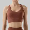 LL-WX1249 Kvinnor Yoga kläder Summer Vest Girls Running Sport Bra Ladies Casual vuxen ärmlös sportkläder Gym Träning Fitness Wear Elasticity