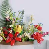 Blocks Girl Toy Simulation Bouquet Building Block DIY Plant Three-dimensional Flower Model Home Decoration Brick Children's Toy Gift R230817