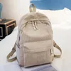 أكياس مدرسية شخصية Corduroy Women Women Schoolbag مخصصة لتدريب حقيبة الظهر التدريبية لضادة السرقة كيس الكتف للمراهق 230821