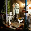 Autres décorations d'Halloween Décorations d'Halloween 80cm Décorations de joints mobiles pour la décoration de cimetière Sirène Bone House Props Décorations pour la maison x0821