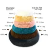 Andra husdjursmaterial Pet Dog Bed Bekväm Donut Cuddler Round Dog Kennel Ultra Soft Washable Dog and Cat Cushion Bed Winter Warm Soffa Hot Sell HKD230821